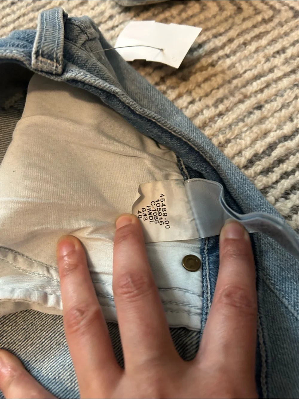 True Religion Danny Tapered Light Blue Denim Men’s Shorts Size 40